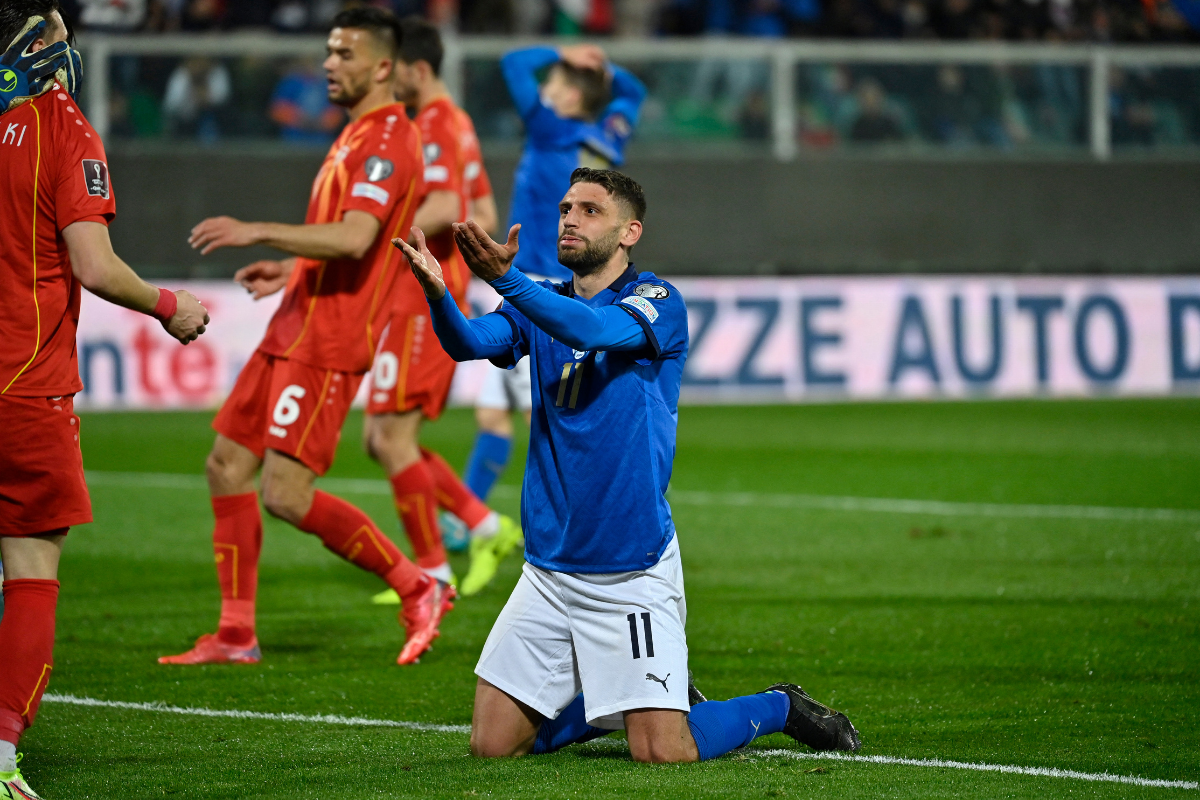 ¡Otra vez! Italia queda fuera de Qatar 2022 tras perder 1-0 contra Macedonia del Norte