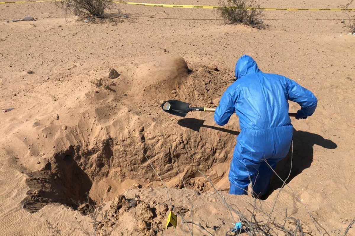 Encuentran nueve cuerpos en cinco fosas clandestinas en Sonora