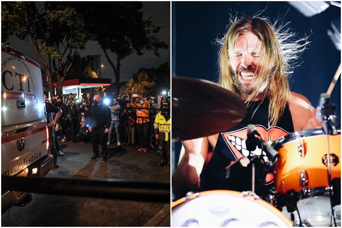 Revelan primeras fotografías de Taylor Hawkins al salir de hotel en Bogotá