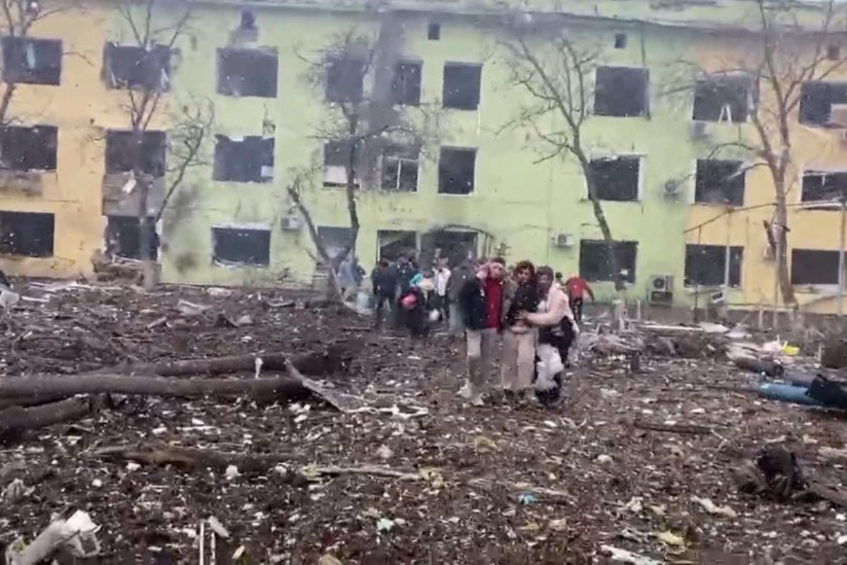 Hospital pediátrico de Mariúpol es el tercero destruido en Ucrania: ONU