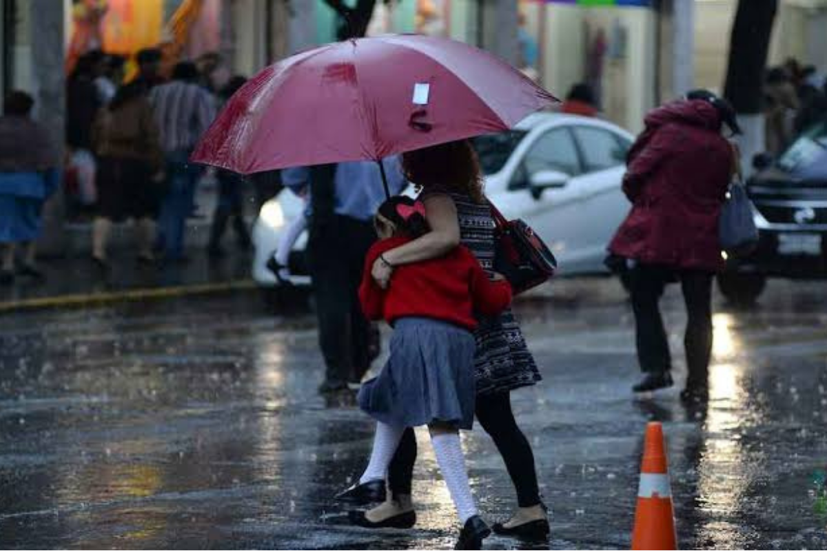 ¡Saca el paraguas! Pronostican lluvia y caída de granizo en gran parte del territorio nacional