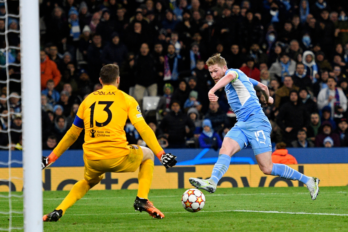 Manchester City derrota al Atlético de Madrid con gol de Kevin de Bruyne