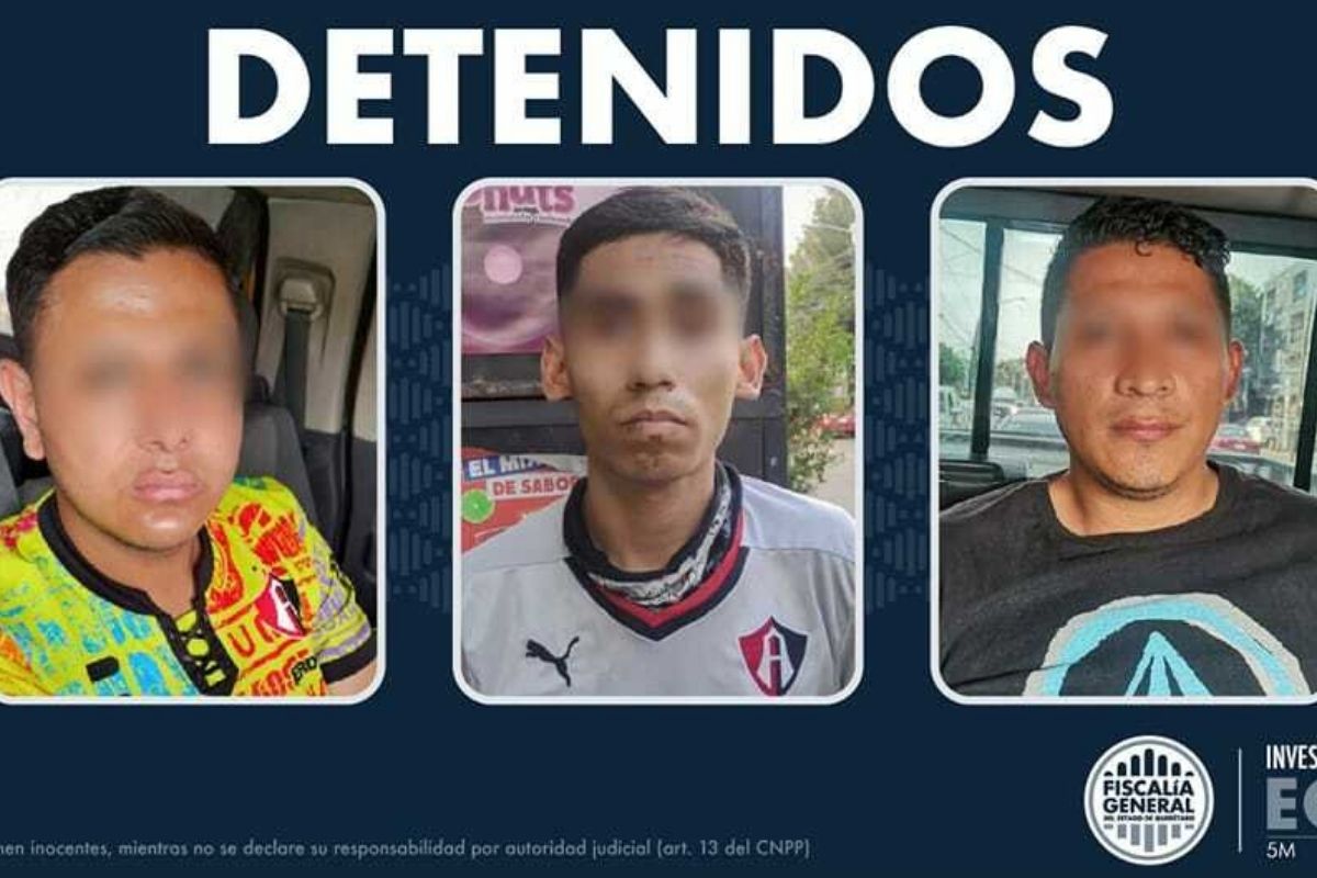 Detienen a tres presuntos implicados por actos violentos en estadio La Corregidora