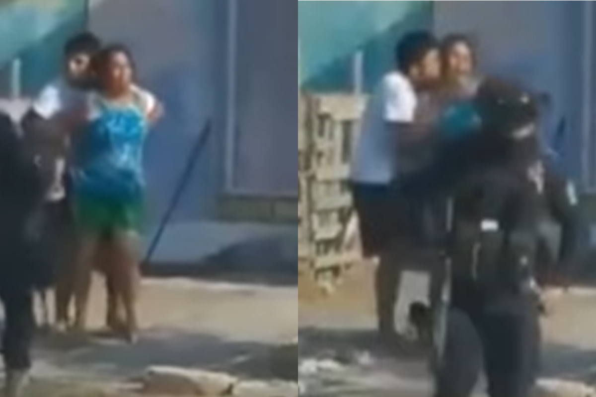 Polícias golpean a mujer y niño en Veracruz: Video