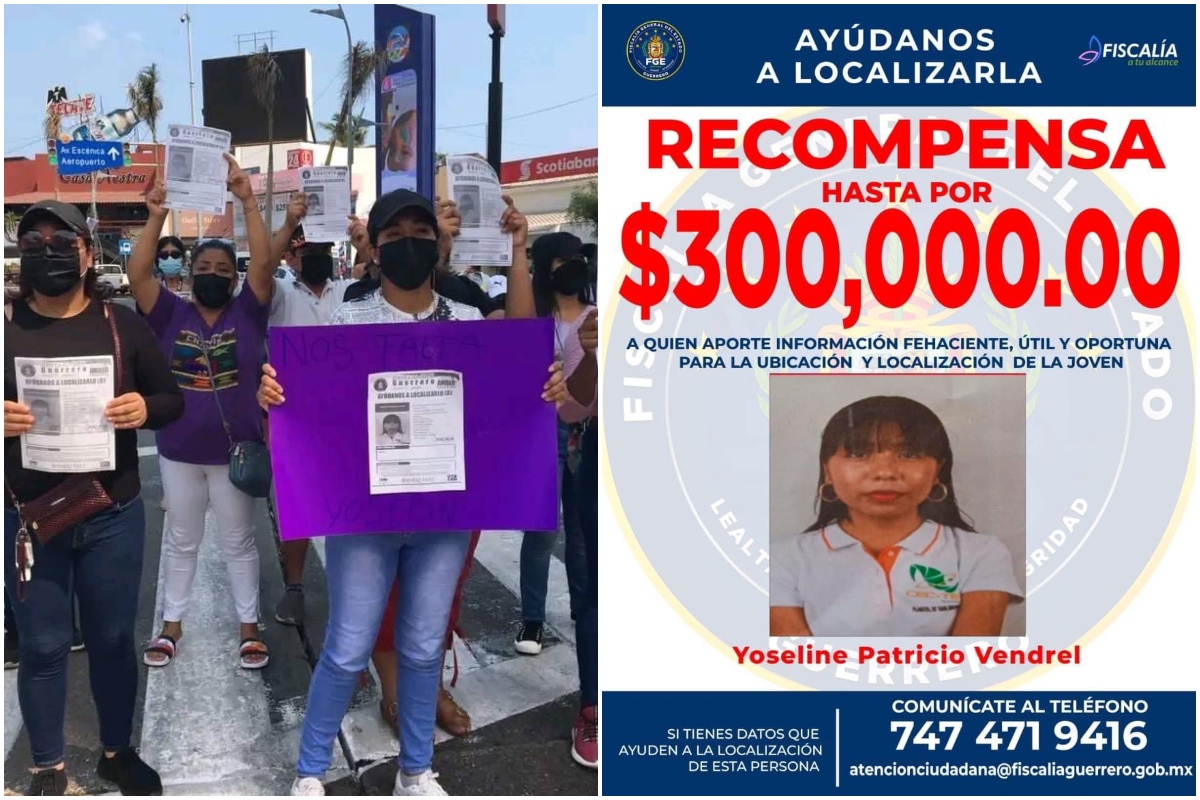 Mantienen bloqueos en Acapulco por rapto de Yoseline Patricio