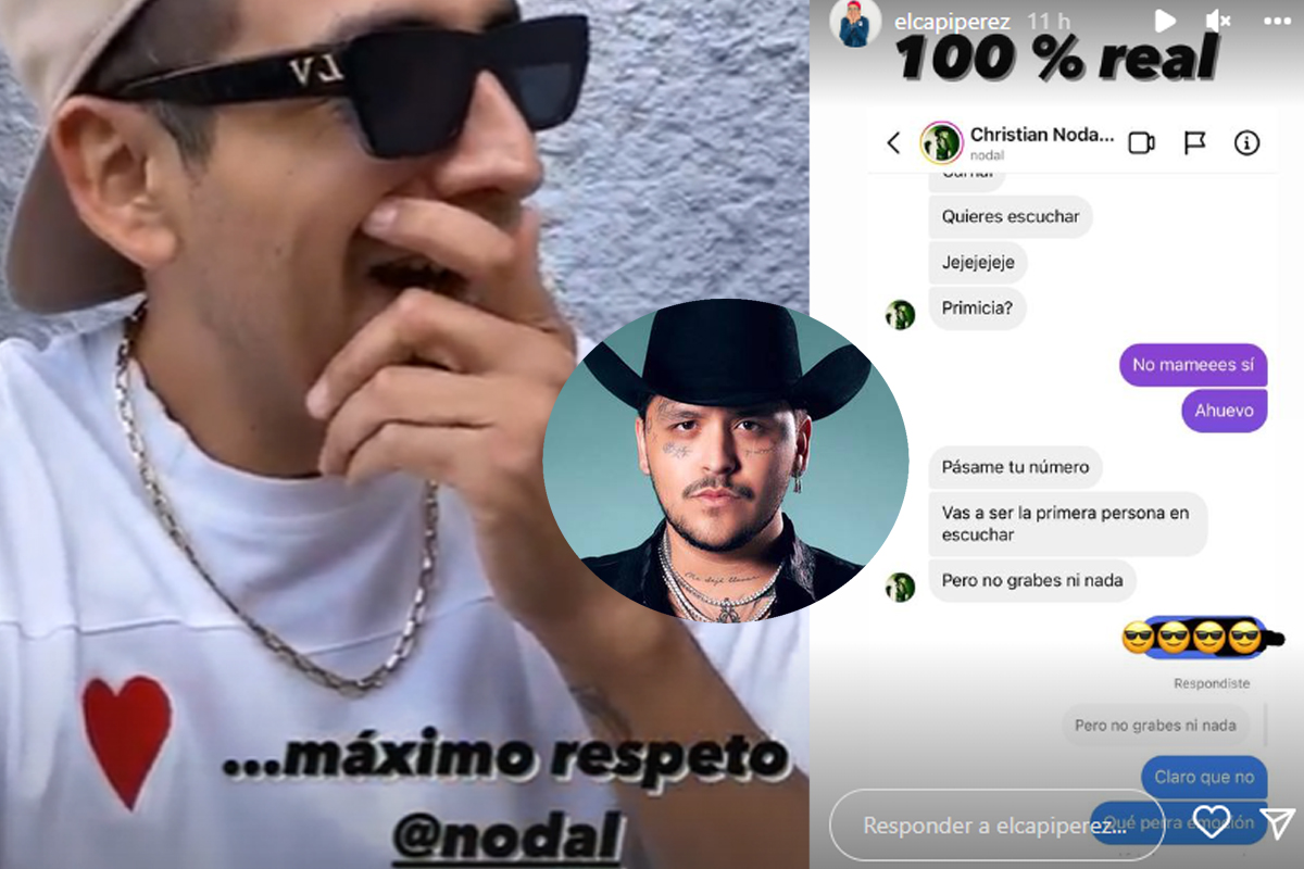 Nodal da exclusiva al Capi Pérez de la canción que compuso para Balvin