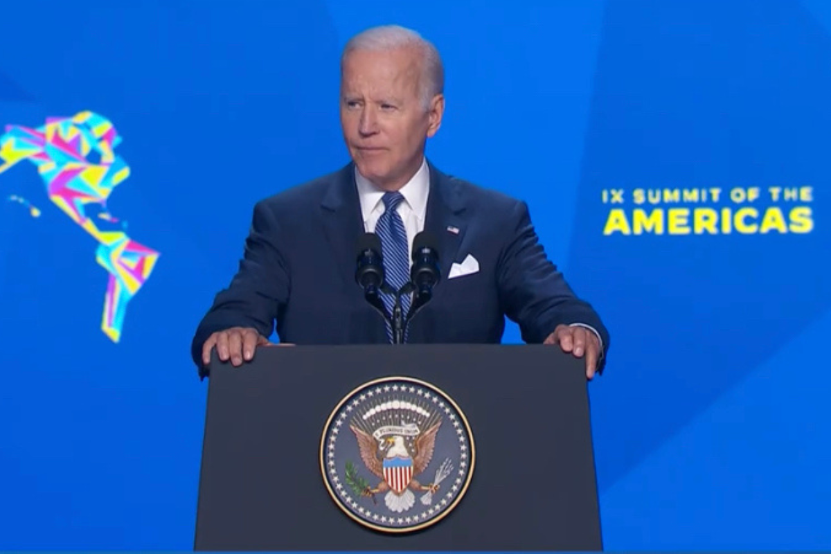 La democracia es ingrediente esencial: Biden en su discurso inaugural en la Cumbre de las Américas