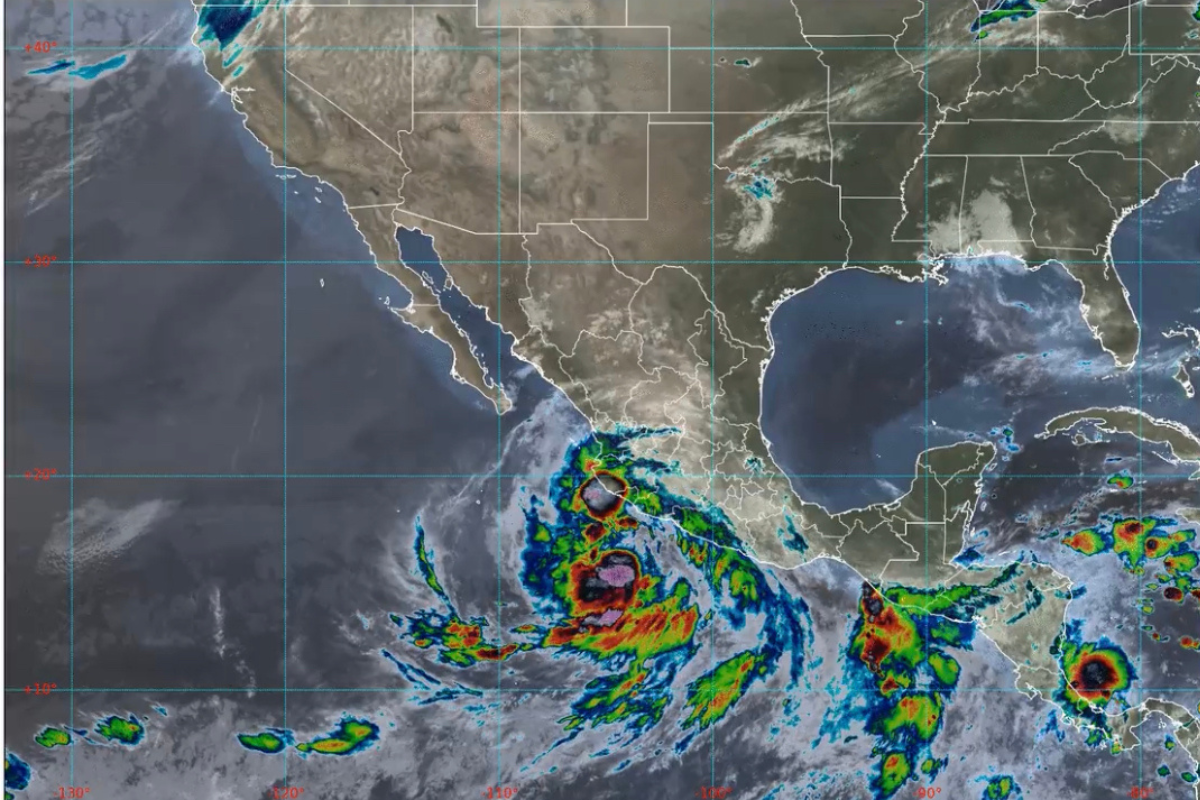 Huracán ‘Blas’ provocará lluvias torrenciales en Colima, Michoacán, Guerrero y Jalisco