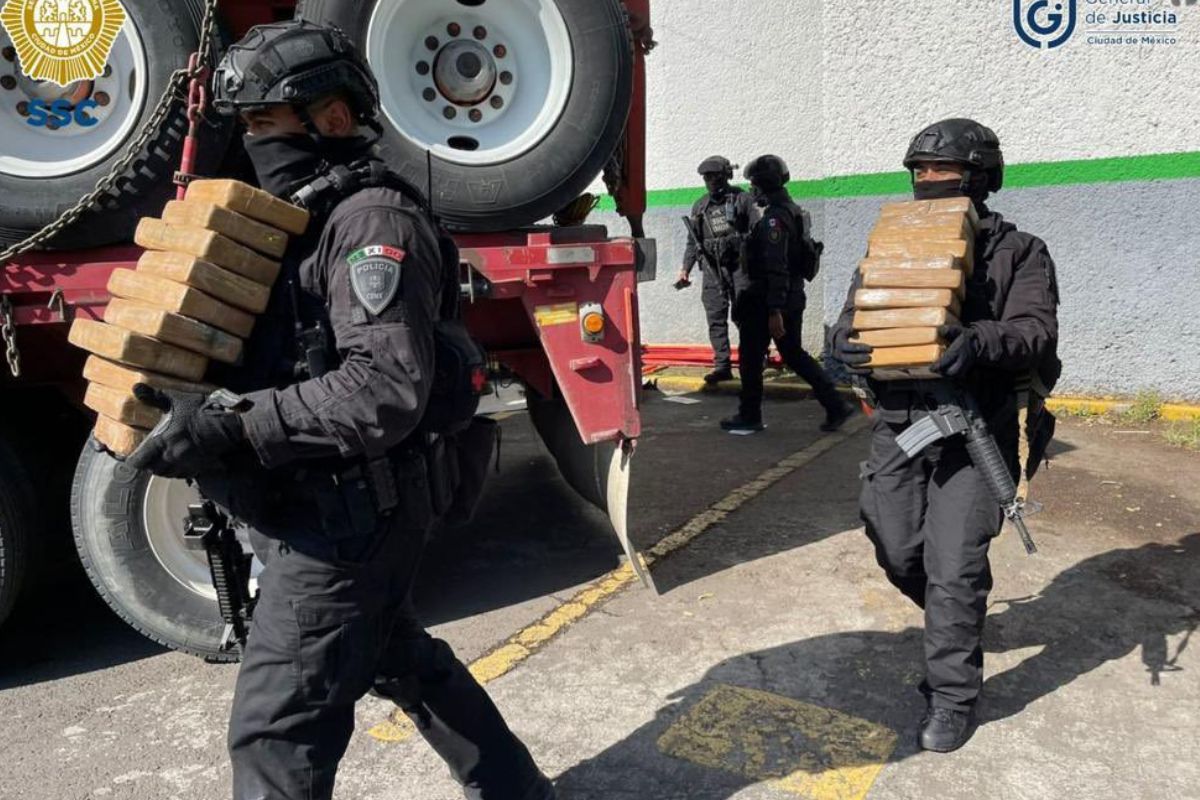 Secretaría de Seguridad Ciudadana decomisa una tonelada de cocaína en Tepito