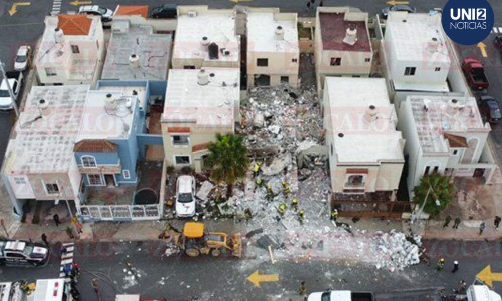 Explosión en vivienda deja tres agentes ministeriales muertos y dos heridos