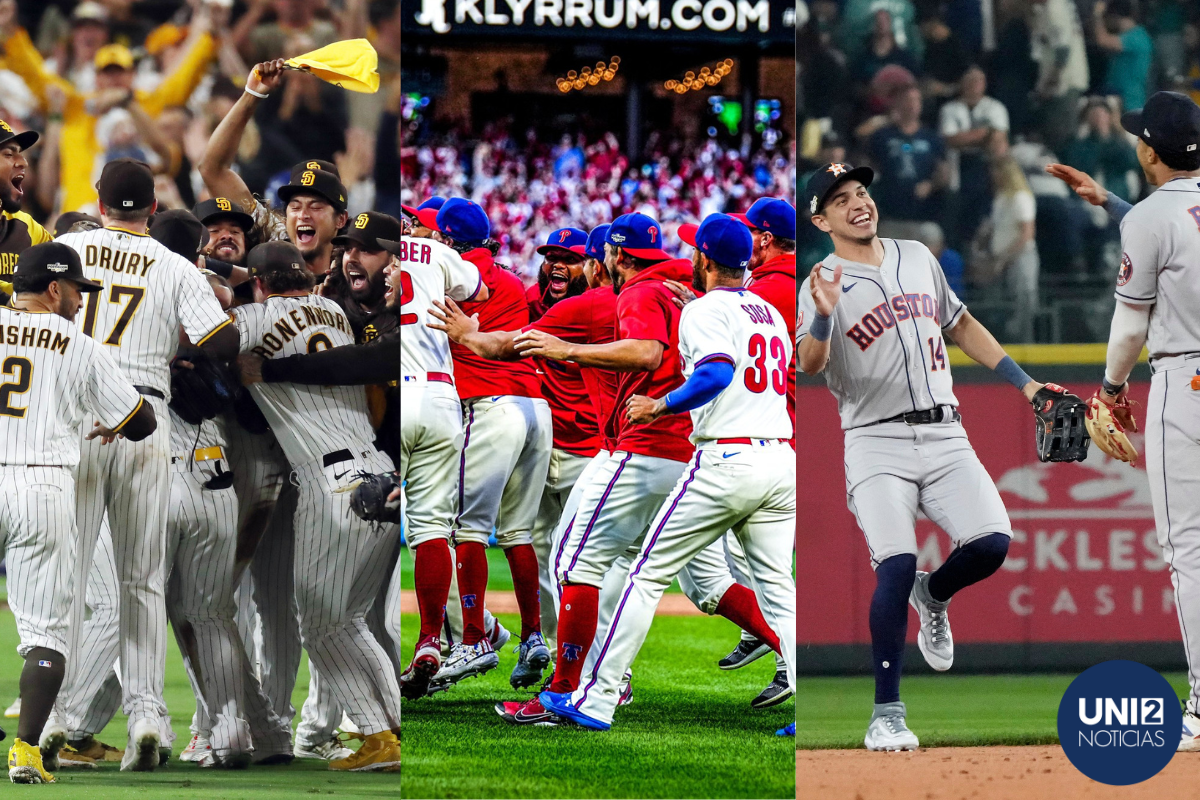 Padres, Filis y Astros avanzan en Grandes Ligas de beísbol